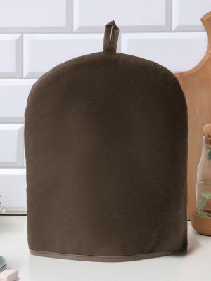Грелка на чайник Этель Home collection green 28x28 см, 45%лён, 55% хлопок, МИКС