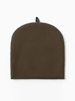 Грелка на чайник Этель Home collection green 28x28 см, 45%лён, 55% хлопок, МИКС