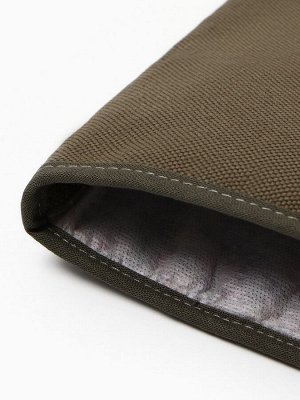 Грелка на чайник Этель Home collection green 28x28 см, 45%лён, 55% хлопок, МИКС