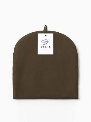 Грелка на чайник Этель Home collection green 28x28 см, 45%лён, 55% хлопок, МИКС