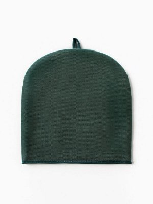 Грелка на чайник Этель Home collection green 28x28 см, 45%лён, 55% хлопок, МИКС