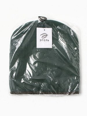 Грелка на чайник Этель Home collection green 28x28 см, 45%лён, 55% хлопок, МИКС