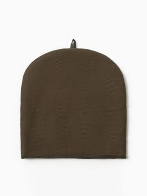 Грелка на чайник Этель Home collection green 28x28 см, 45%лён, 55% хлопок, МИКС