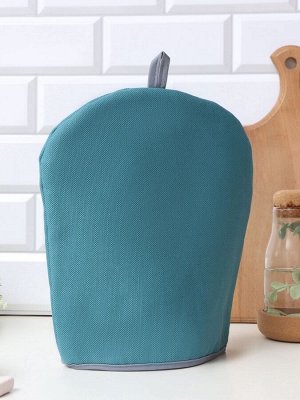 Грелка на чайник Этель Home collection blue 28x28 см, 45%лён, 55% хлопок