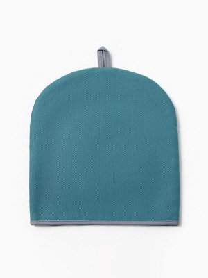 Грелка на чайник Этель Home collection blue 28x28 см, 45%лён, 55% хлопок