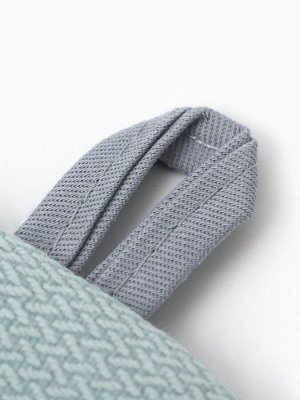 Грелка на чайник Этель Home collection green 28x28 см, 61% лён, 39% хлопок