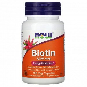 Биотин (1000 мкг),  BIOTIN 1000mcg