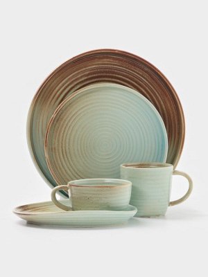 Салатник Magistro Sand Ripples, d=12.5 см, 400 мл, фарфор, голубой