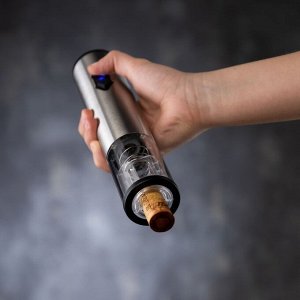 Набор сомелье электрический Windigo LSH-06, 2 пробки, аэратор, штопор, подставка,от батареек