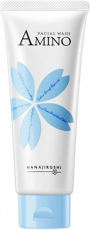 Мягкий очищающий крем с аминокислотами для чувствительной кожи HANAJIRUSHI Facial Wash Amino