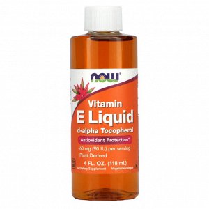 Жидкий витамин E (d-альфа),  E LIQUID DA