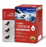 Крилье масло (Krill Oil) – Омега-3 (EPA и DHA) + астаксантин для сердца, суставов и мозга | Высокая усвояемость | Антарктический криль | Без рыбного послевкусия, 500MG*30 таблеток