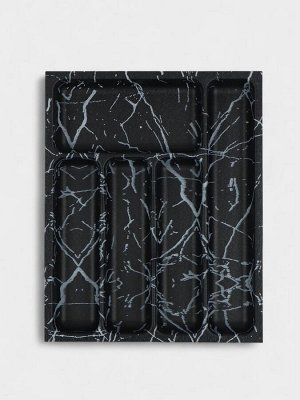 Лоток для столовых приборов BARONESS «Пегас», 36x29x5 см, 5 отделений, пластик