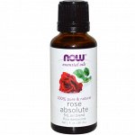 Now Foods, Эфирные масла, абсолютное масло розы, 30 мл