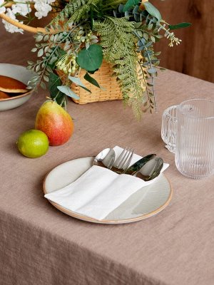 Набор конвертов для приборов Home collection-2 шт., 22x10 см, белый, 100% лён