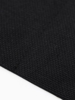 Набор конвертов для приборов Home collection black-2 шт., 22x10 см, 45% лён, 55% хлопок