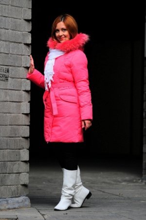 Пальто для девочки зима Winterra (фиолетовый)