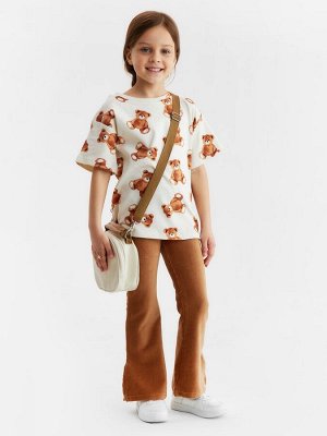 Брюки детские вельветовые KAFTAN, коричневые