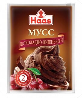 ХААС Мусс шоколадно-вишневый сухая смесь 65 г