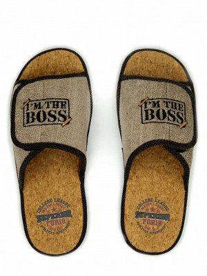 Тапочки мужские домашние I'M THE BOSS