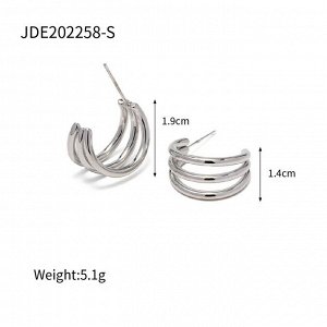 Серьги JDE202258-S