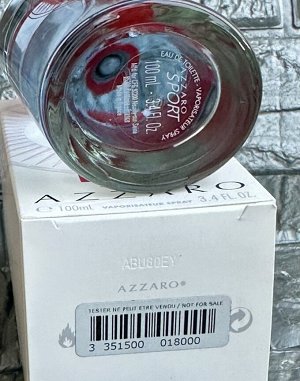 Мужские духи Azzaro Sport 100 мл. Оригинал