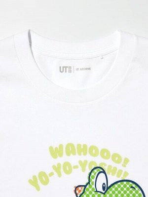 UNIQLO UT - хлопковая футболка с дизайном Super Mario - 00 WHITE