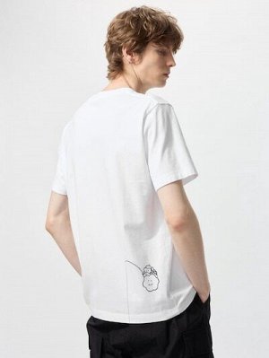 UNIQLO UT - хлопковая футболка с дизайном Super Mario - 00 WHITE