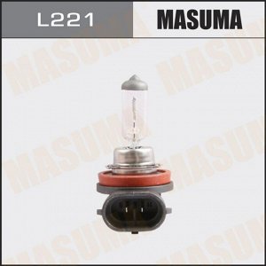 Лампа галогенная Masuma Clearglow H11 (PGJ19-2, T11), 24В, 70Вт, 3000К, 1 шт