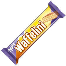 Шоколадный Батончик Milka Wafelini Milk Милка Вафеллини Милк Крем 31гр