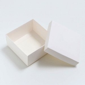 UPAK LAND Коробка складная, крышка - дно, белая, 10?10?5 см