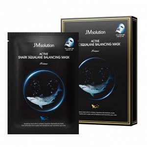 JMsolution Питательная тканевая маска со скваланом и плавником акулы,30 мл