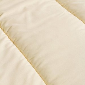 Одеяло 1.5-спальное, 140х205 см, Овечья шерсть, всесезонное, чехол 100% полиэстер, кант, Майская ночь