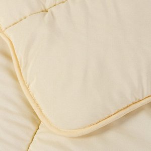 Одеяло 1.5-спальное, 140х205 см, Овечья шерсть, всесезонное, чехол 100% полиэстер, кант, Майская ночь