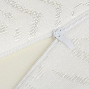 Подушка ортопедическая, 30 х 49, латекс, чехол 100% полиэстер, мягкая, Y3-596