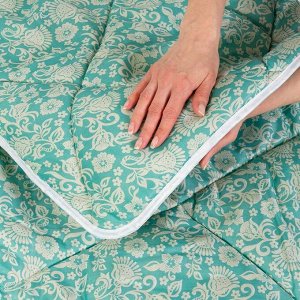 Одеяло 1.5-спальное, 140х205 см, Comfort Sleep, холлофайбер, 200 г/м2, чехол 100% полиэстер