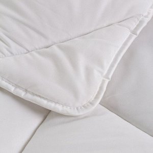 NoName Одеяло евро, 200х220 см, лебяжий пух, 400 г/м2, всесезонное, чехол 100% полиэстер, кант, Майская ночь