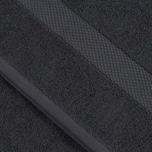 Полотенце банное 100х180 см, 100% хлопок, 500 г/м2, Spa, Barkas, темно-серое, Узбекистан, AI-3105024