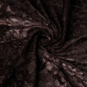 Плед евро, 200х220 см, 100% полиэстер, Silvano, Эфес, кофе