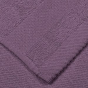 Полотенце банное 100х180 см, 100% хлопок, 500 г/м2, Spa, Silvano, пыльно-сиреневое, Узбекистан