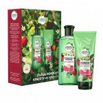 Шампунь для волос HERBAL ESSENCES Белая клубника и Сладкая мята 400мл + Бальзам-ополаскиватель 180мл в ПОДАРОК
