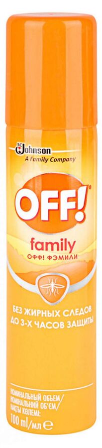 ОФФ! Аэрозоль от комаров Фэмили /100 ***