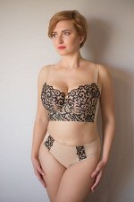 Бюстье 1244 MARIKA &quot;КОРОЛЕВСКИЙ БЕЖЕВЫЙ&quot;