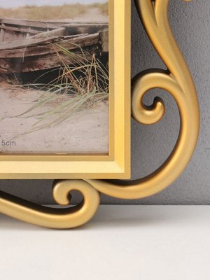 Фоторамка-коллаж на 5 фото с часами настенными «Семья», 48x38 см, циферблат d=12 см