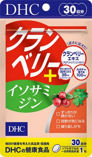 Натуральный комплекс при инконтиненции у женщин DHC Cranberry + Isosamidine