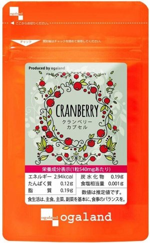 Натуральный комплекс при заболеваниях мочеполовой системы у женщин Ogaland Cranberry Capsules