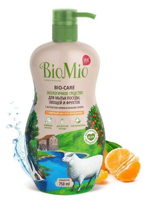 BioMio Bio-Care ср-во д/мытья посуды Мандарин /750