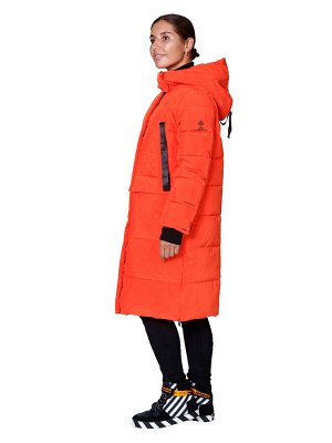 Пальто B-8872 Оранжевый