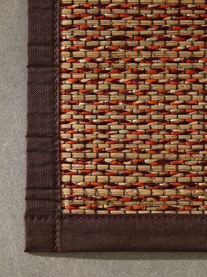 Коврик плетёный из сиграса, 80x50x0.7 см