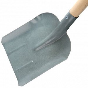 Лопата совковая, сталь, 1.5х225х260 мм, черенок деревянный, СП, с ребром жёсткости